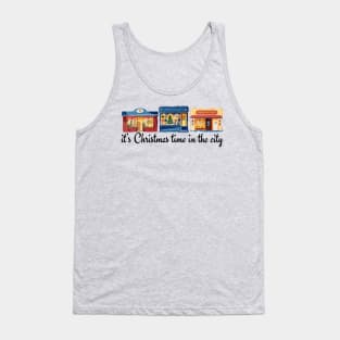 it's Christmas time in the city Tank Top